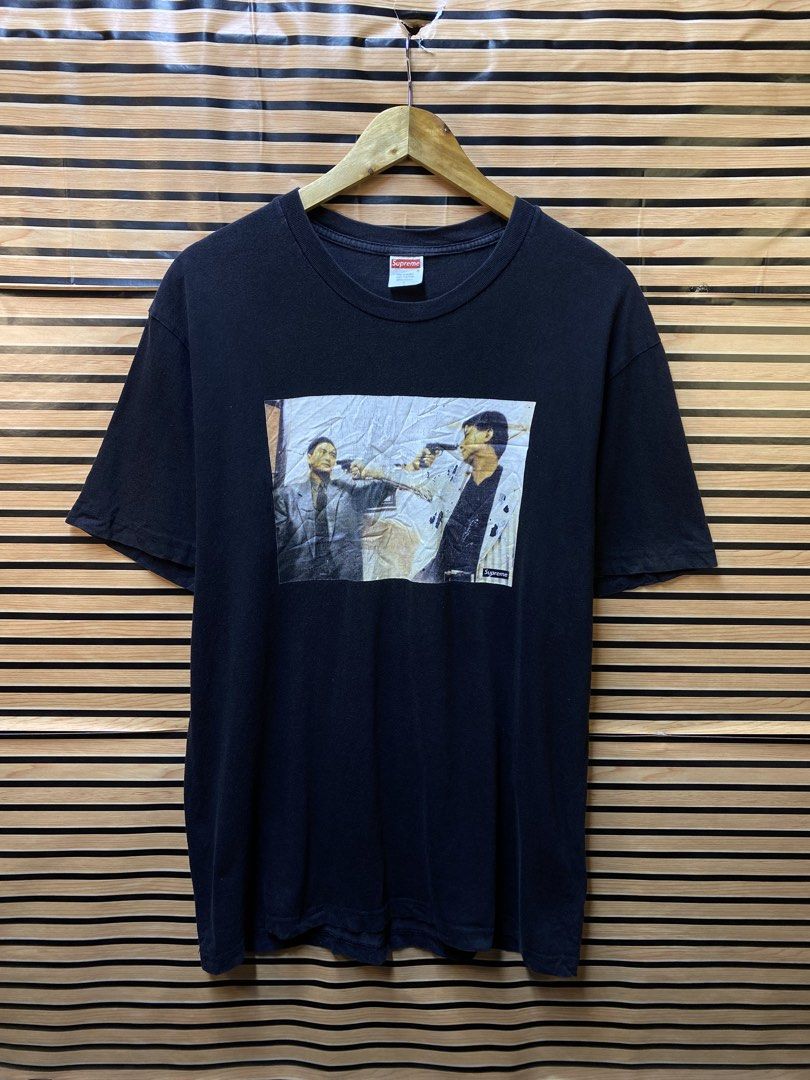 AUTHENTIC SUPREME “THE KILLER TRUST TEE” (Category: Tshirts & Polo Shirts ) located in Makati City. Submitted by drip.poww (Listing ID 1464235250, Image 1). Description: - Authentic Supreme - Color: Black - Size: Large - Dimes: 24x28 - Authentic - Excellent condition - Need wash, fresh from bale - Material: 100% Cotton Please don’t expect too much—these are thrifted (ukay) items. 😊 !!STILL NEGOTIABLE!!.