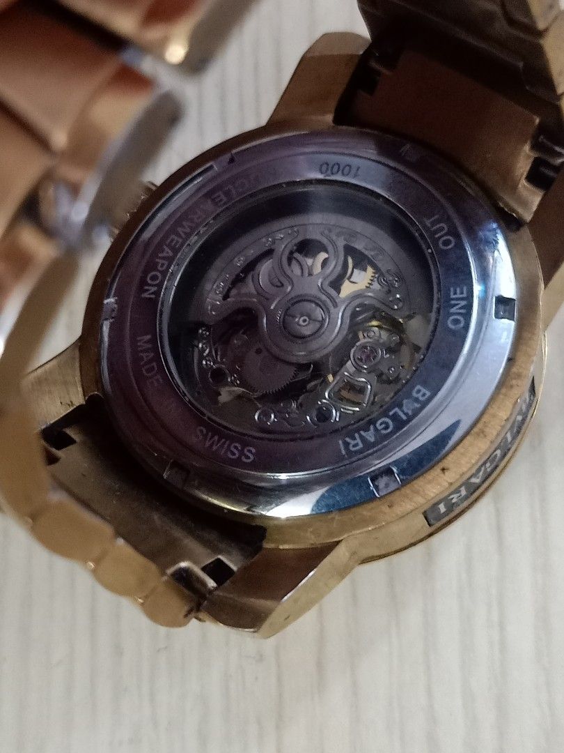 Automatic (Category: Men's Watches) located in Las Pinas. Submitted by quick_deals_great_finds2 (Listing ID 1464188850, Image 3). Description: Automatic big size 45mm Fits wrist 7 inches Fully functional.