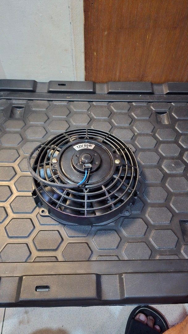 auxiliary fan 12v 80w 8inch (Category: Lightings, Horns, and other Electrical Parts and Accessories) located in Imus. Submitted by gilosotnas316 (Listing ID 1464273733, Image 1). Description: - Universal 12V 80W Electric Fan - Ideal for radiator or engine cooling - Tested and working - Ready for installation as is no issues 400 📍 makati bgc area .