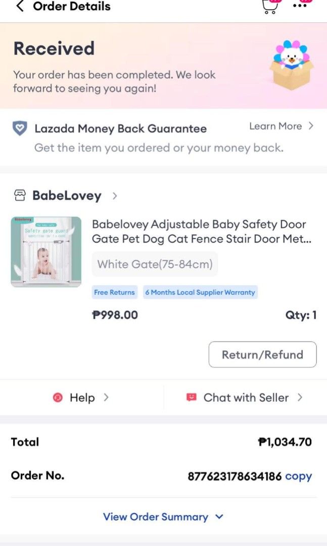 Baby Safety Gate (Category: Safety Gates, Locks & Protectors) located in Binan City. Submitted by _sunnysideshop (Listing ID 1464215473, Image 2). Description: .