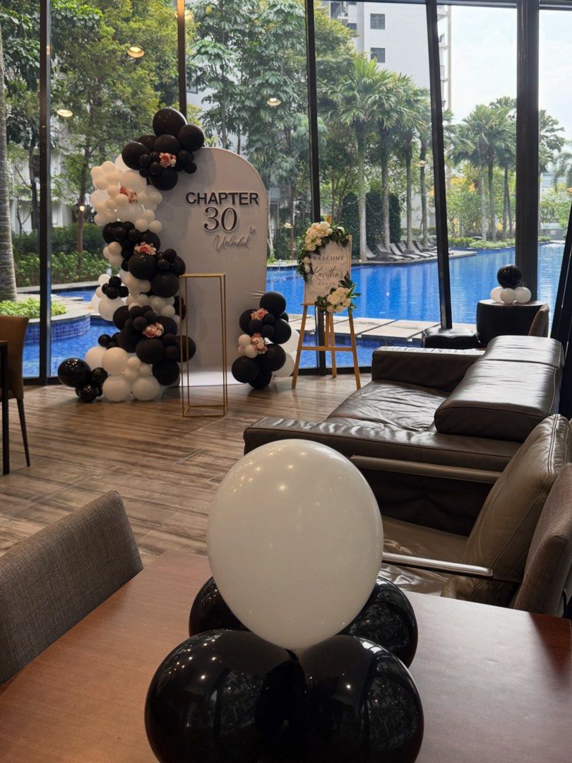 backdrop (Category: Occasions & Party Supplies) located in Singapore. Submitted by cocomarjor33910 (Listing ID 1464301912, Image 3). Description: Today’s event is a wonderful birthday celebration, unlocking 30 beautiful years of life! 🎉 #backdrop #balloons #eventsSg #setUp #decoration 🎈.