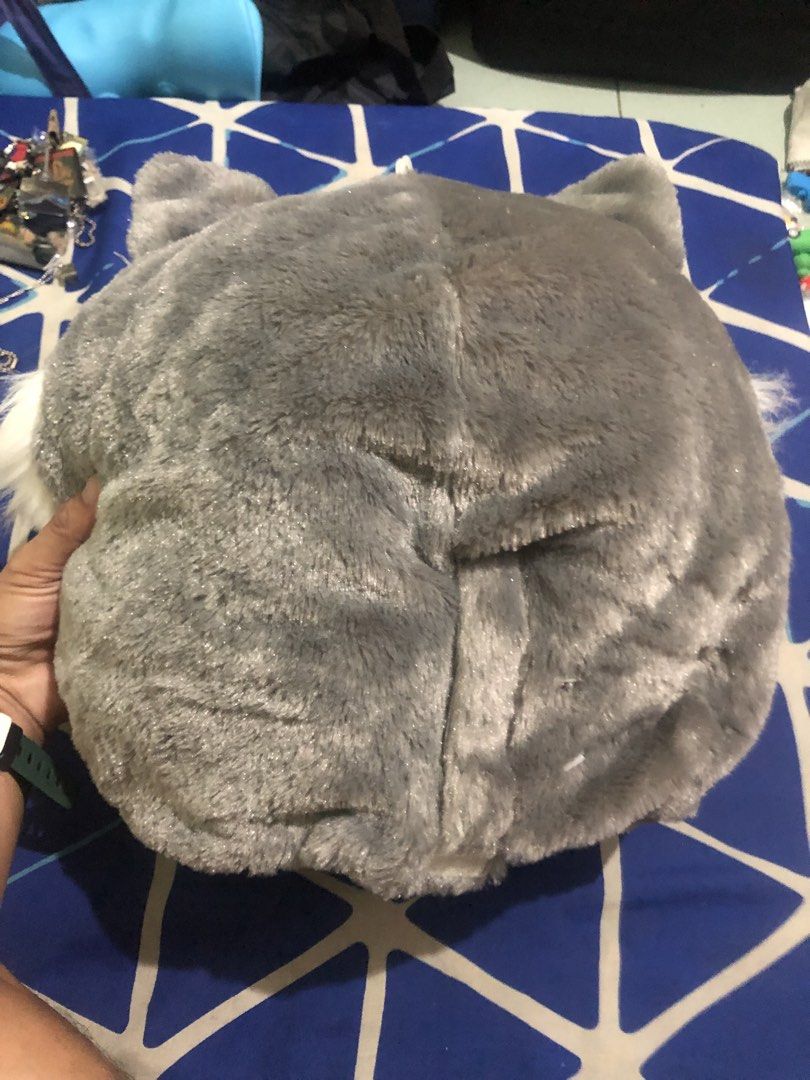 Bad Wolf large adult plush mask (Category: Plushies & Soft Toys) located in Quezon City. Submitted by markgolveo (Listing ID 1464154179, Image 3). Description: Bad Wolf large adult plush mask Wear on part of its teeth Cloth material wear .
