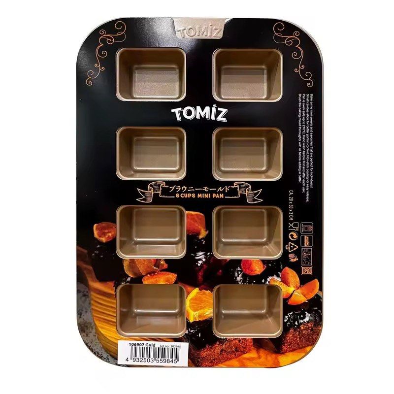 Baking bundle (Category: Bakeware) located in Singapore. Submitted by lj1973 (Listing ID 1464267559, Image 3). Description: 2 x 8 Cup Brownie Square Mould(Gold) 193Wx293Hmm / Tomiz “NEW” 1 x 4 Rolls French Baguette Bread Pan “NEW” 1 x large Bear Shaped 3d Baking Mould “used 1 time” 2 x mini Bear shaped 3d Baking Mould “used 1 time” Halal kitchen Selling this bundle together. Collect from Bedok South Avenue 3 - East Coast .