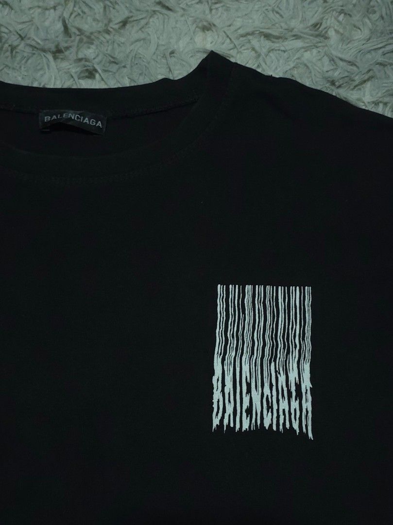 Balenciaga (Category: Tshirts & Polo Shirts ) located in Abulug. Submitted by humanwhosellthings (Listing ID 1464143845, Image 3). Description: BALENCÌÀGÀ ✅️Size: Large ✅️Dimes: 22W x 27L ✅Condition: Excellent ✅Issue: None,missing washtag only ✅Color Rate: 9.5/10.