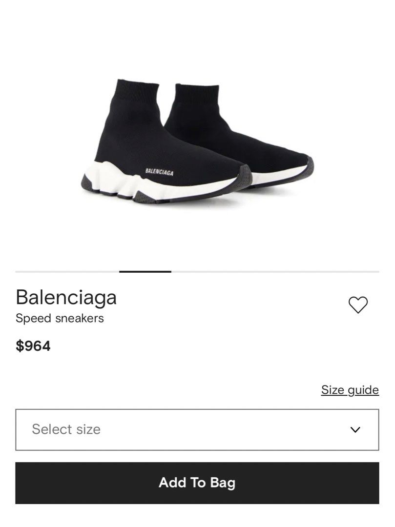Balenciaga Speed Trainer sock sneakers (Category: Sneakers & Footwear) located in Manila. Submitted by victory_1816 (Listing ID 1464308012, Image 2). Description: .