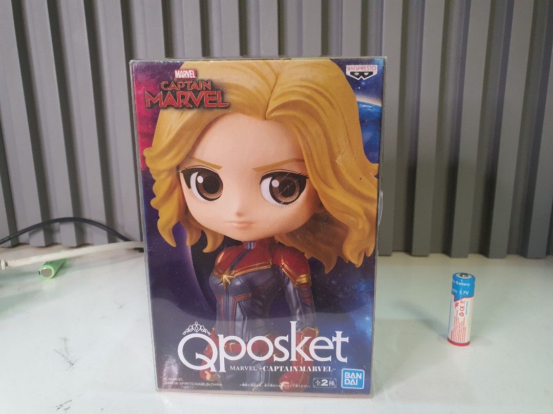 Banpresto Q posket Marvel Captain Marvel (Category: Designer & Blind Box Toys) located in Tarlac. Submitted by ziv_surplus (Listing ID 1464331802, Image 1). Description: .