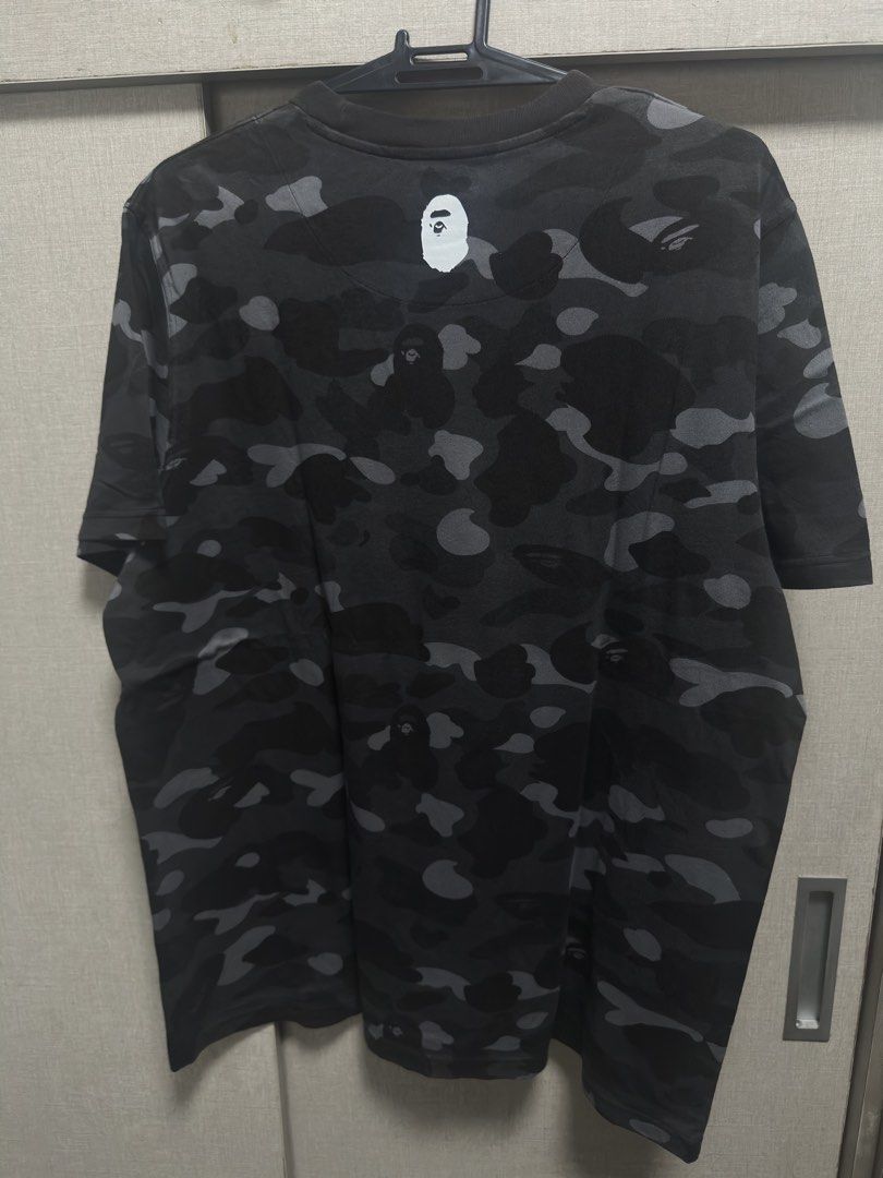 Bape x Adidas shirt (Category: Tshirts & Polo Shirts ) located in Quezon City. Submitted by jstn027 (Listing ID 1464194203, Image 2). Description: Bape x Adidas shirt Size XL 24x30 Used (see pics for condition) 2000 slightly nego pick up or shipping only.