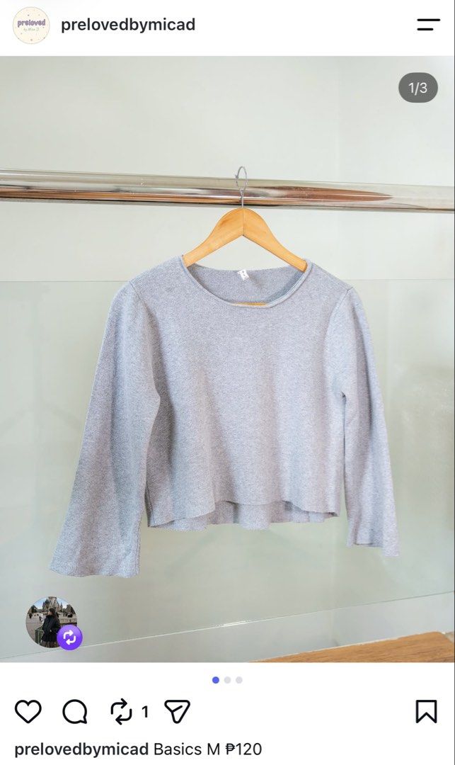 Basics M (Category: Longsleeves) located in Lipa City. Submitted by prelovedbymicad (Listing ID 1464305281, Image 1). Description: .