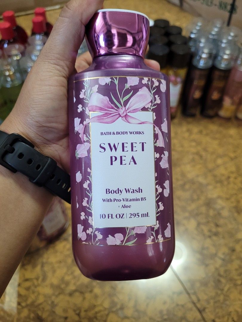 BATH AND BODY WORKS (Category: Bath) located in Maria Aurora. Submitted by mrs.jane08 (Listing ID 1464244419, Image 1). Description: BATH AND BODY WORKS SWEAT PEA BODY WASH.