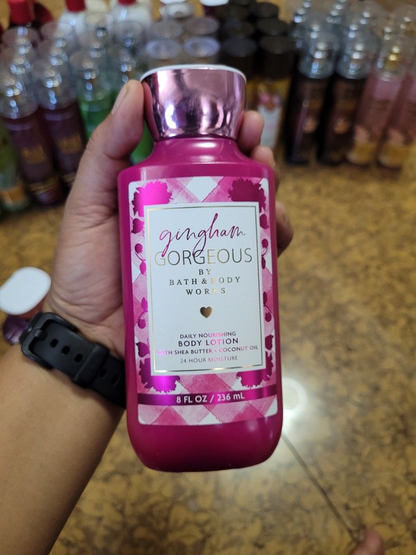 BATH AND BODY WORKS (Category: Body Care) located in Maria Aurora. Submitted by mrs.jane08 (Listing ID 1464244810, Image 1). Description: BODY LOTION GINGNAM GORGEOUS.