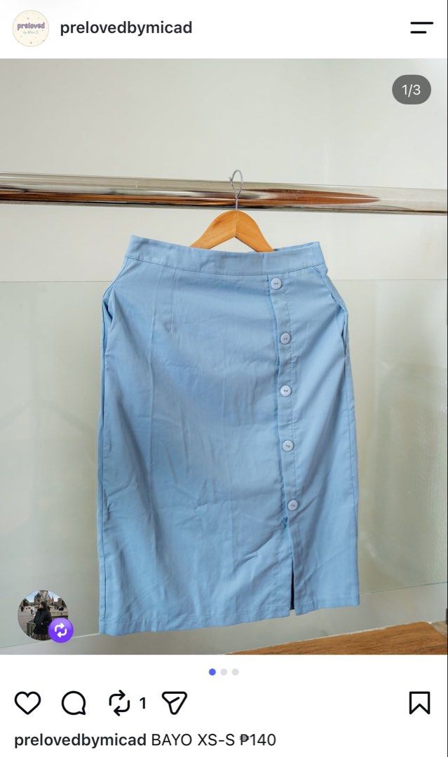 BAYO XS-S (Category: Skirts) located in Lipa City. Submitted by prelovedbymicad (Listing ID 1464307514, Image 1). Description: .