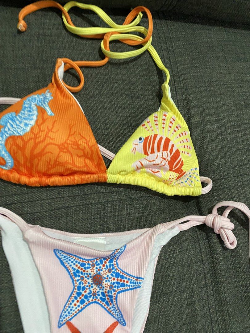 Beach Theme Bikini Set (Category: Bikinis & Swimsuits) located in Manila. Submitted by pinkmoschino (Listing ID 1464243651, Image 3). Description: .