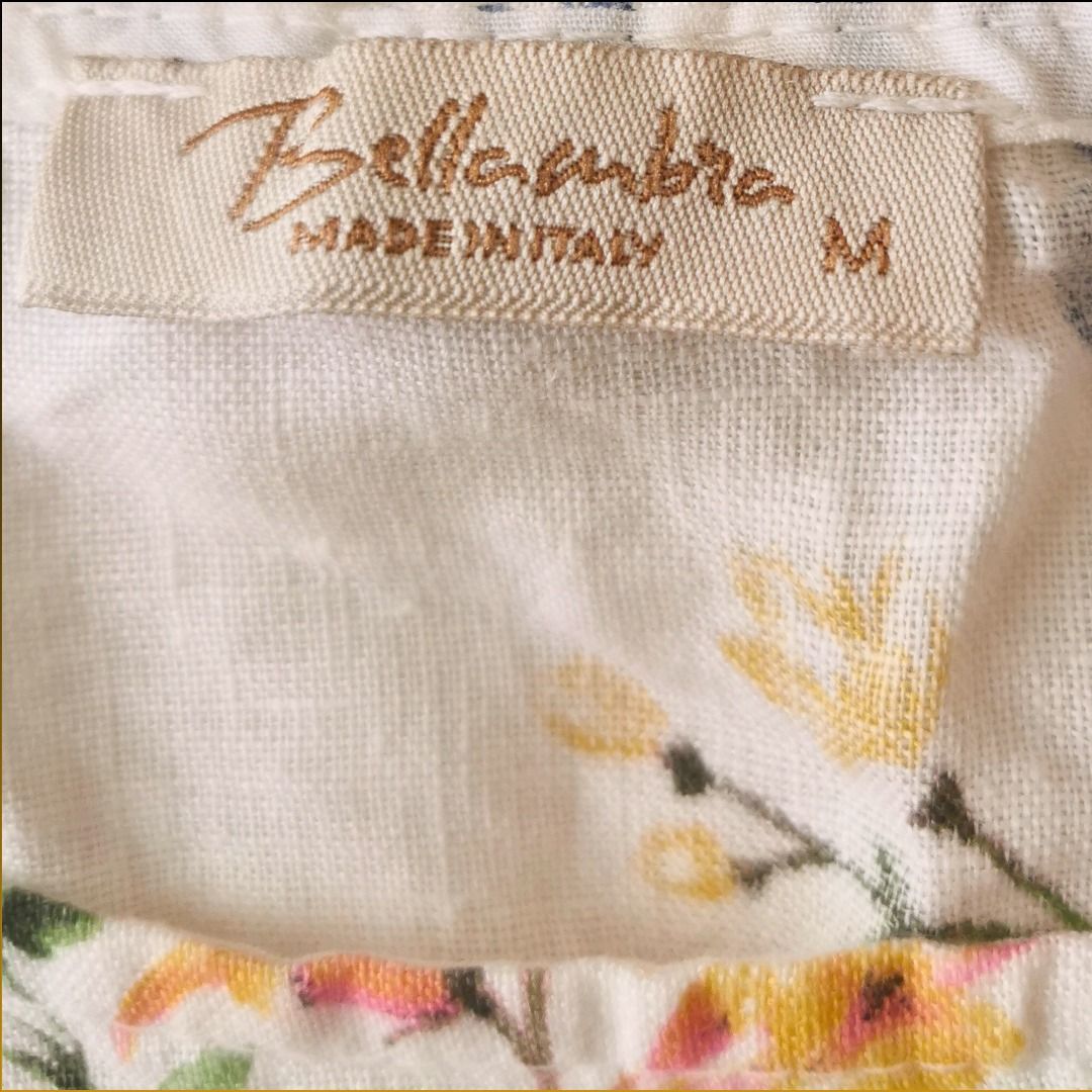 Bellambra Floral Linen Blouse (Category: Blouses) located in Calamba. Submitted by rackme (Listing ID 1464354411, Image 3). Description: Bellambra Floral Linen Blouse Brand: Bellambra (Made in Italy) PRELOVED/PREOWNED 200 PESOS ONLY!!! Current Brand New Retail Price: ~₱2,500 to ₱3,800 (€40 - €60 Euro boutique pricing) Size: Medium (M).