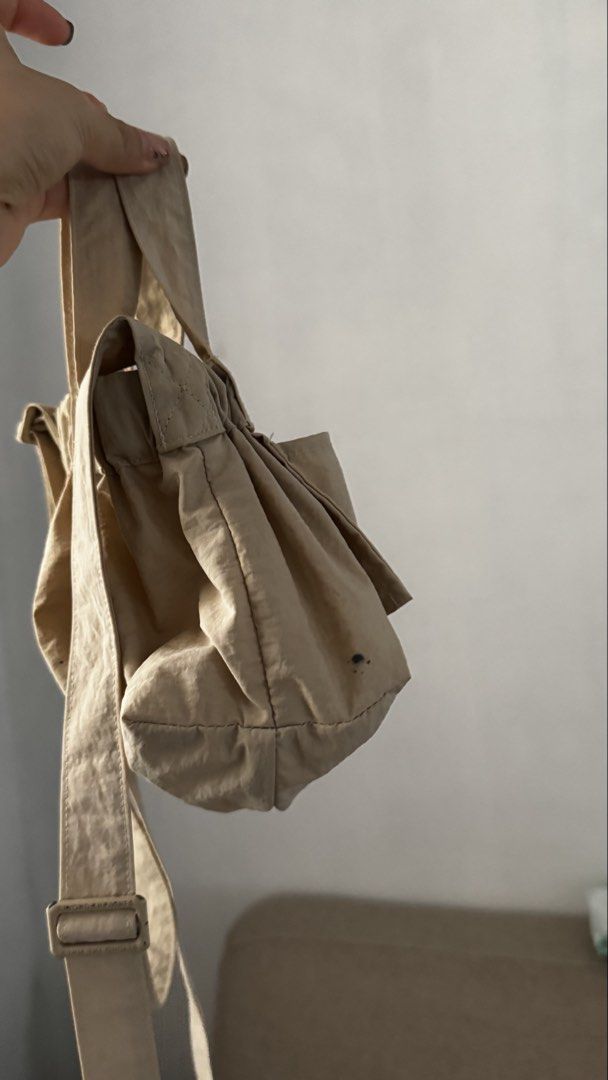 Beyond The Vines Bag (Category: Shoulder Bags) located in Pasig City. Submitted by smnthaaaaa (Listing ID 1464154416, Image 2). Description: Beyond The Vines XS Dumpling Bag: Khaki .