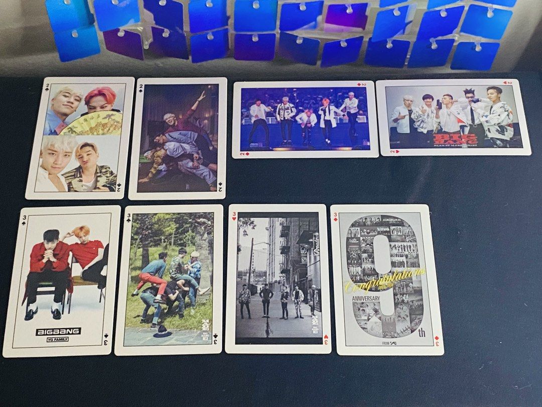 Bigbang Playing Cards (Category: Board Games & Puzzles) located in Manila. Submitted by kawaii_omocha_est2020 (Listing ID 1464312396, Image 3). Description: Complete. ✅ Mine Now, Pay Now ✅ Please check all photos for complete details. ✅ Please manage your expectations, most items are preloved and not for those who are sensitive about condition. ✅ Actual color may vary due to lighting conditions. ✅ Due to limited reply quota, I will only entertain