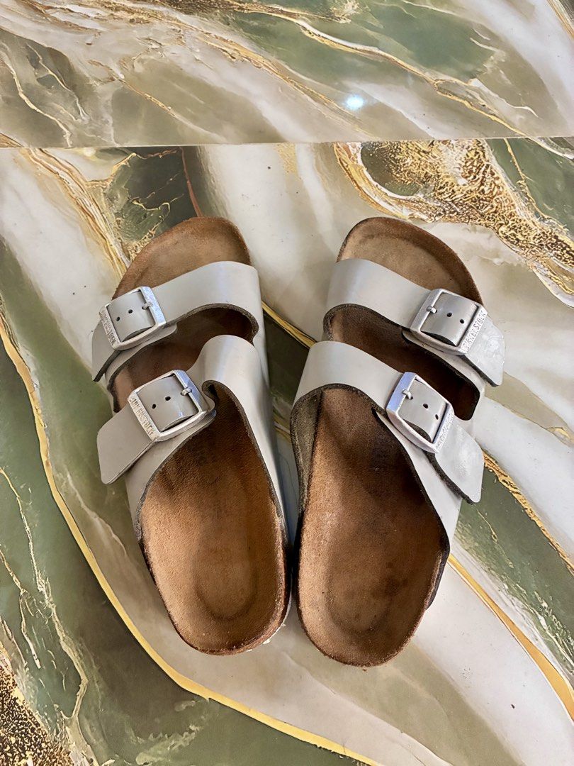 Birkenstock (Category: Sneakers & Footwear) located in Tabuk. Submitted by twotimestooo (Listing ID 1464172866, Image 3). Description: -Birkenstock Arizona Silver -Size 37 .