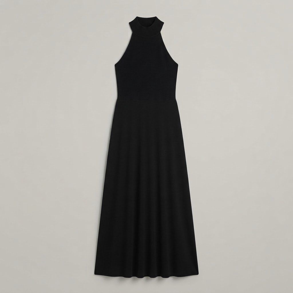 Black Halter Neck Midi Dress (Category: Dresses) located in Marikina City. Submitted by prelovedbydee. (Listing ID 1464315499, Image 2). Description: - sleeveless - halter neckline - flowy - can fit m-semi l (estimation only) can negotiate ☺️.