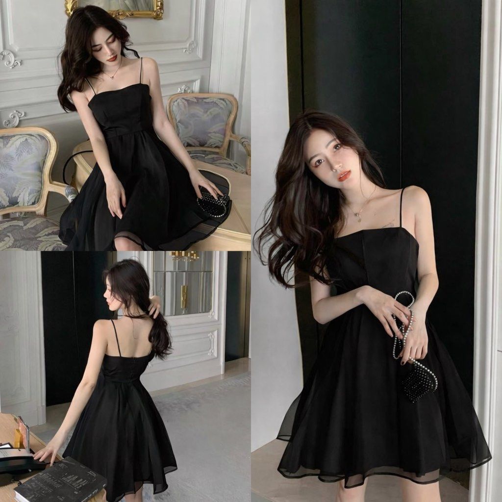 Black Organza Spaghetti Strap Dress (Category: Dresses) located in General Trias. Submitted by Ashantyscollezion (Listing ID 1464317931, Image 2). Description: ✏️𝘒𝘪𝘯𝘥𝘭𝘺 𝘕𝘰𝘵𝘦: - 𝘗𝘭𝘦𝘢𝘴𝘦 𝘤𝘩𝘦𝘤𝘬 𝘢𝘭𝘭 𝘥𝘦𝘵𝘢𝘪𝘭𝘴 𝘪𝘯 𝘵𝘩𝘦 𝘤𝘢𝘱𝘵𝘪𝘰𝘯𝘴. - 𝘋𝘪𝘮𝘦𝘯𝘴𝘪𝘰𝘯𝘴 𝘢𝘭𝘳𝘦𝘢𝘥𝘺 𝘰𝘯 𝘵𝘩𝘦 𝘱𝘩𝘰𝘵𝘰. -𝘱𝘦𝘵𝘵𝘪𝘤𝘰𝘢𝘵, 𝘳𝘪𝘣𝘣𝘰𝘯 𝘢𝘯𝘥 𝘰𝘵𝘩𝘦𝘳 𝘴𝘵𝘺𝘭𝘪𝘯𝘨 𝘪𝘵𝘦𝘮𝘴 𝘢𝘳𝘦 𝘯𝘰𝘵 𝘪𝘯𝘤𝘭𝘶𝘥𝘦𝘥. 𝘍𝘰𝘳 𝘧𝘭𝘢𝘸