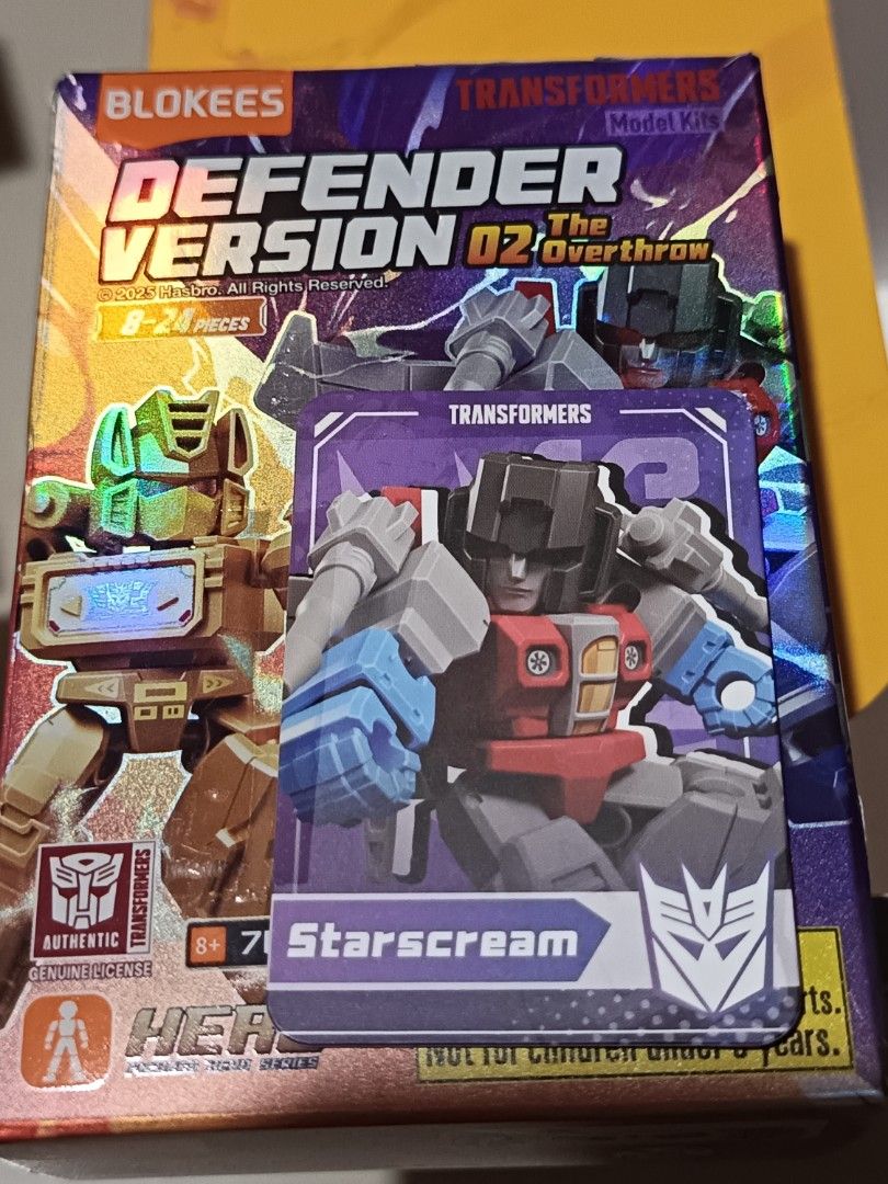 Blokees Transformers Defender Version Model Kits (Category: Gundam & Model Kits) located in Las Pinas. Submitted by jerichogonzales11 (Listing ID 1464277143, Image 2). Description: - Blokees Transformers Defender Version Model Kits Sale for at least 5 items per seller bruticus kit - 500 whole box dv8 no chase (10pcs) - 600 blokees wheels: 150 brut kit + whole box = 1k other items : 50-150 range take all: 1700 free shipping.