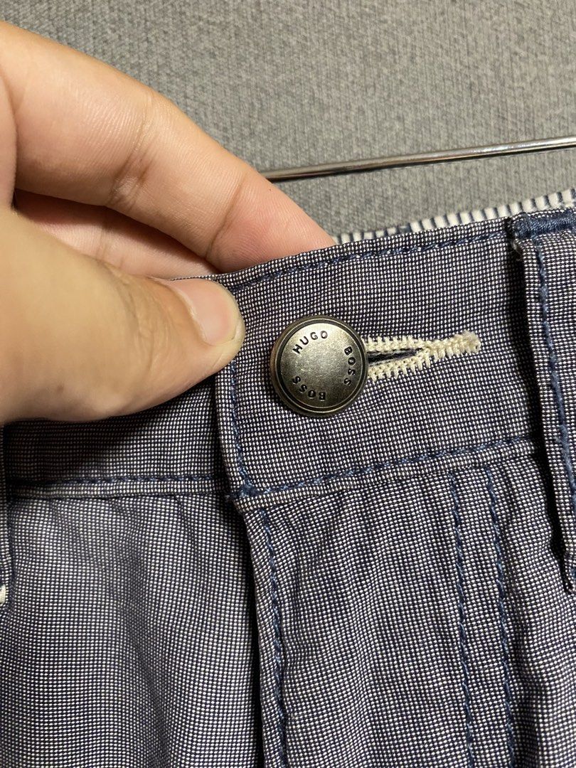BOSS Hugo Boss trousers (Category: Trousers) located in Cabuyao City. Submitted by ukaythriftshirt (Listing ID 1464266465, Image 3). Description: BOSS Hugo Boss trousers Good as new Waist 32 Length 35 Color rate 9.5/10 No issue - 1150.