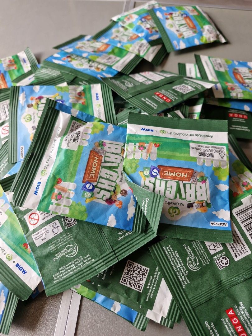 Bricks unopened (Category: Lego & Building Sets) located in Quezon City. Submitted by declttermum (Listing ID 1464138640, Image 1). Description: Brandnew unopened bricks. Good as giveaway or collection. 58 packs available. Wysiwyg. Available by December. #australiatoys #bricks #lego #collectibletoys #giveawaytoys.