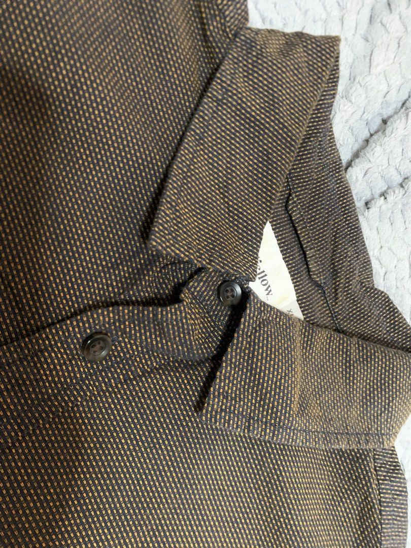 BROWN SHORT SLEEVE BUTTON-DOWN KNITTED SHIRT (Category: Formal Shirts) located in Bacolor. Submitted by mllrigwy (Listing ID 1464257982, Image 2). Description: BROWN SHORT SLEEVE BUTTON-DOWN KNITTED SHIRT ₱350 + sf Length 23 inch Waist/Width 25 inch Mop: gcash only! Loc: Pampanga Color may vary due to lighting Payment First! Fixed price .