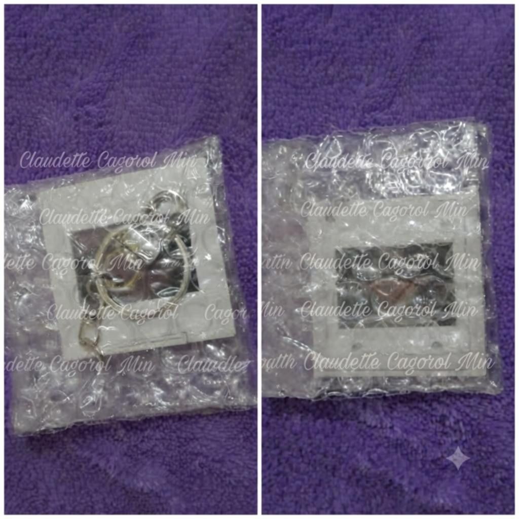 BTS Keychain with Charms V Jimin JK (Category: K-Wave Merchandise) located in Butuan. Submitted by justfabclauding (Listing ID 1464289187, Image 2). Description: - Authentic BTS keychain V Jimin JK set / each - Features multiple adorable charms - Sleek silver-toned metal finish - Comes in its original, unopened packaging - Ideal gift for any BTS fan or ARMY - Perfect for adding to your collection or decorating your bag ❌️❌️❌️ JK and V sold ❌️❌️❌️