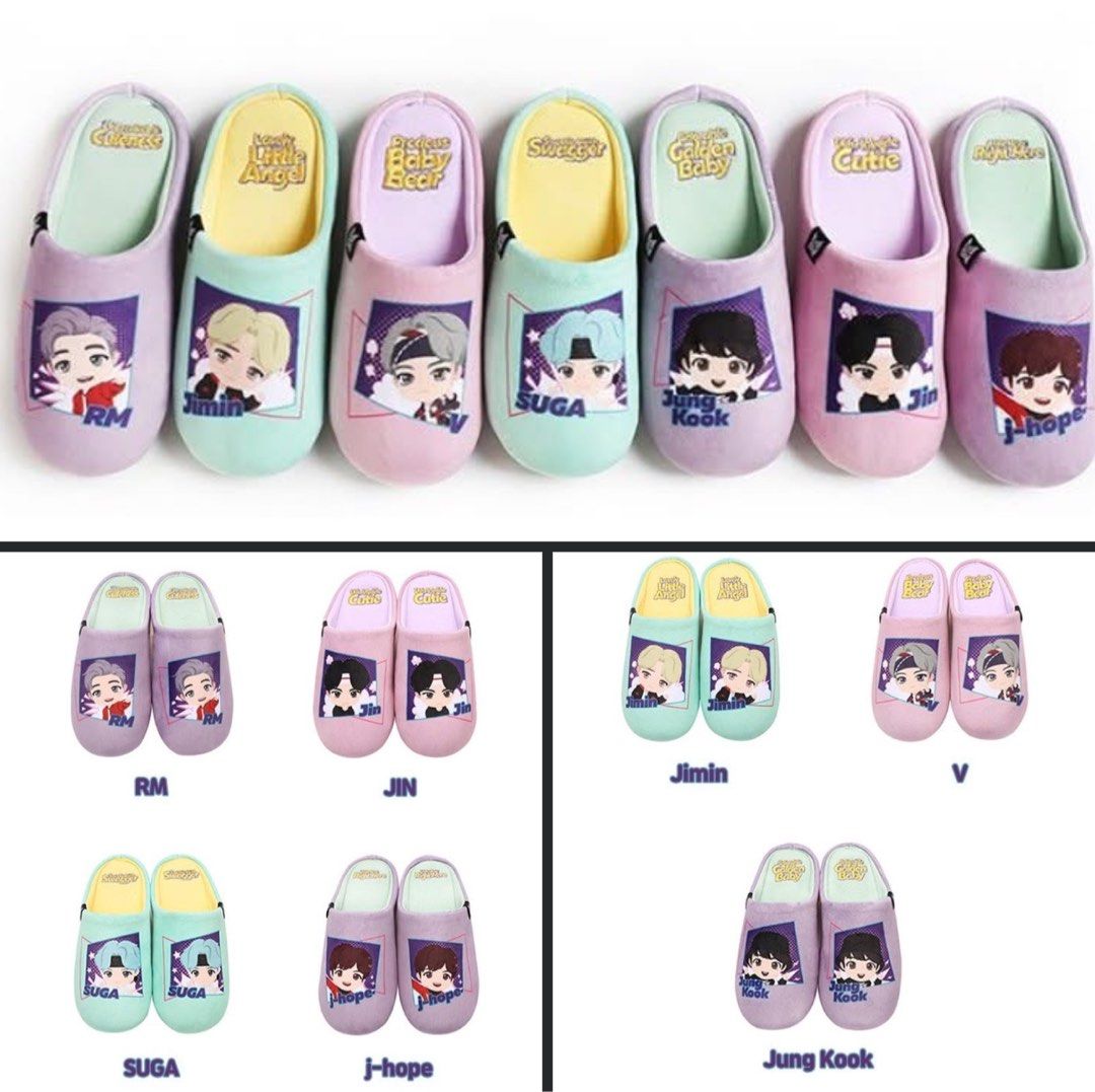 BTS TinyTAN Slippers | PRE-ORDER (Category: Other Stationery & Craft) located in Paranaque City. Submitted by joyfindsmnl (Listing ID 1464176293, Image 1). Description: BTS TinyTAN Slippers | PRE-ORDER 🛍️ KR Supplier • PRICING & ETA Options: Option 1: Normal ETA ⏳ 4-6 weeks upon shipment to PH • Free size (please see photo 4th slide for reference) • Available: Suga, Jimin, V 🏷️ ₱450 Option 2: Fast ETA option via Byahera ⏳ weekly flight schedule