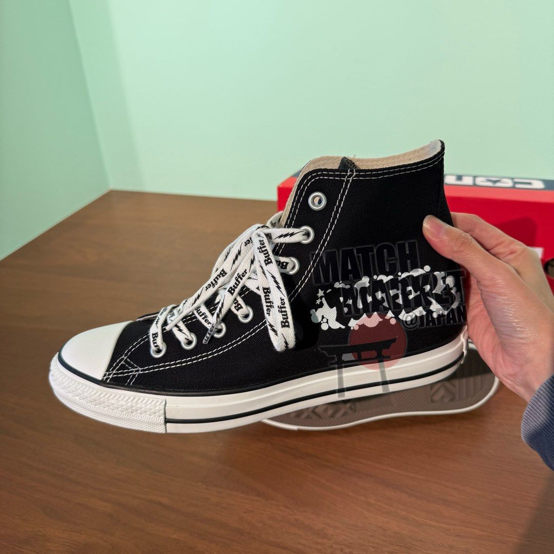 Buffer x Converse （分類：波鞋）位於 Hong Kong。 由 matchmarket 提交（商品編號 1464218929，圖片 1）。簡介： (日本直送 代購產品 並無現貨) Buffer x Converse 🇯🇵日本9月26日發售 (部份尺碼已售罄，歡迎查詢🫶🏻)。