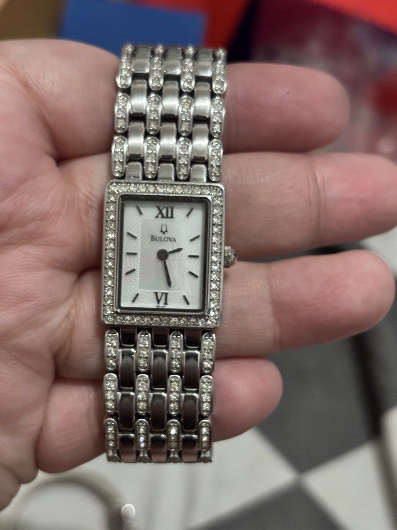 Bulova MOP Dial (Category: Women's Watches) located in Manila. Submitted by timelesswatchbyclaaa2.0 (Listing ID 1464196231, Image 1). Description: 20x24mm Sign of use Up to 6.5 inch wrist size MOP Dial As is.