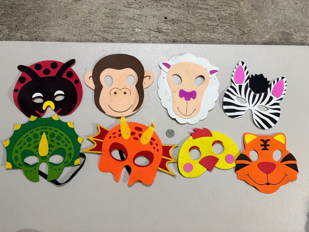 Bundle Animal Masks (Category: Kids Toys) located in Marikina City. Submitted by thrifty_trinkets_by_anais (Listing ID 1464278572, Image 1). Description: 🌸 Selling own preloved/brand new items for less - EVERYTHING is negotiable as long as REASONABLE in price 🤗 🙏🏻 Please also check my account for more marked down items 🫶 📍Marikina near S&R/Uniqlo 💳 Maribank/Maya/Gcash 🏍️ Grab/Lalamove/J&T (by schedule) 🗓️ Offers/Reservations will be hono