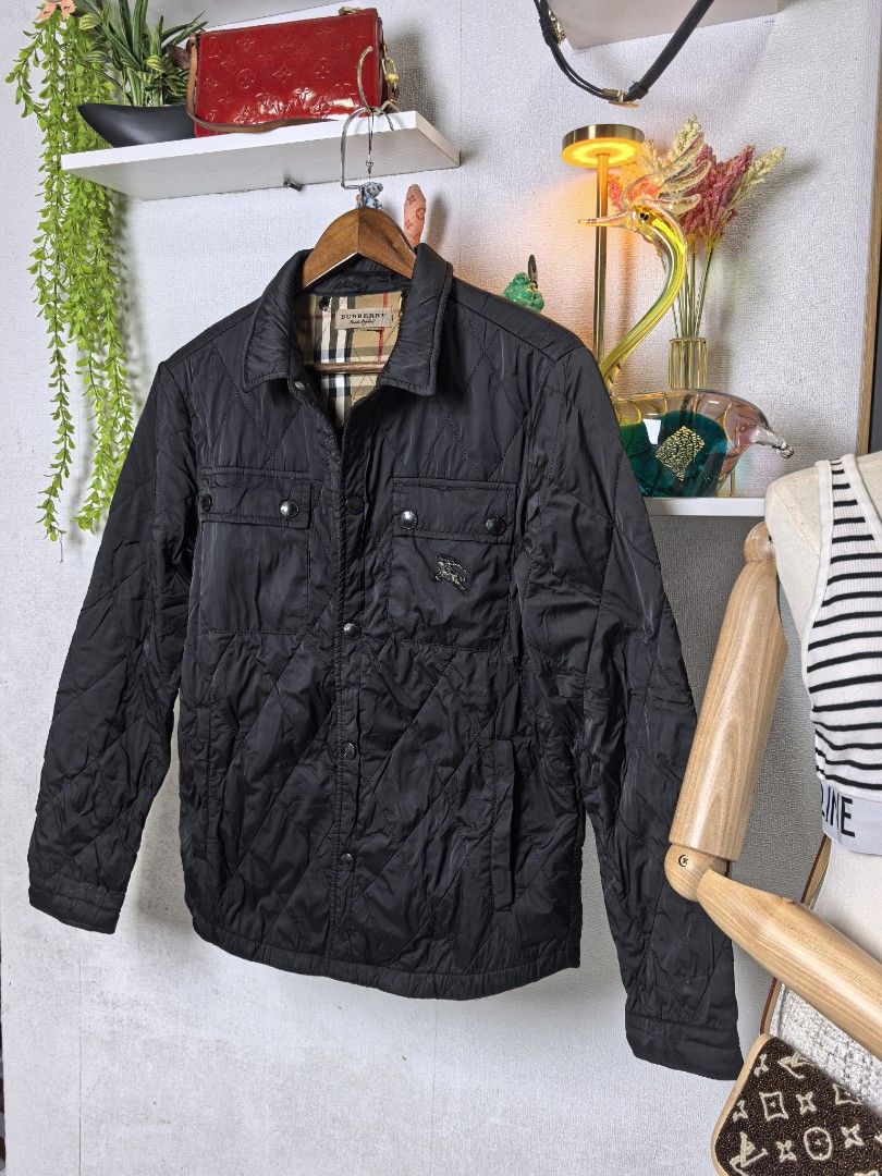 Burberry mini puffer jacket (Category: Luxury Apparel) located in Baguio. Submitted by ashzachary (Listing ID 1464276945, Image 2). Description: Burberry jacket Condition :Excellent condition Color rate 10/10 Size : Medium Inches:W/L No issues No flaws Super ganda sa personal Pm. More details Good quality Plsss 📌No Bogus 📌No return MOP What you see is what you get PALAWAN, CEBUNA GCASH AND BDO Reminder😊 We're selling thrifted clothes so please