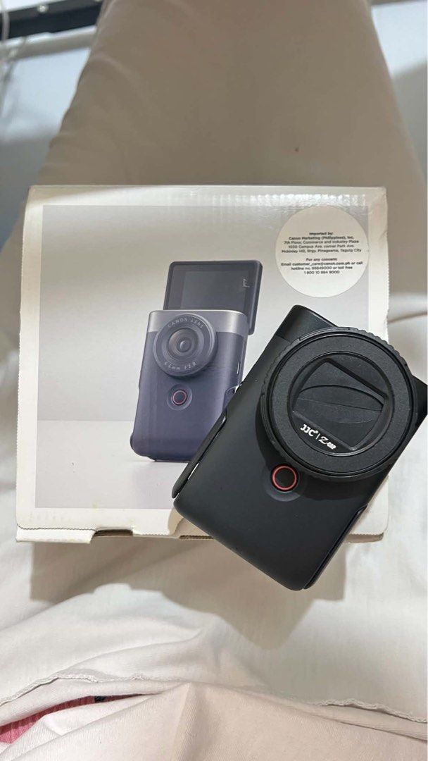 Canon PowerShot V10 Camera (Category: Cameras) located in Manila. Submitted by daryllbonzo (Listing ID 1464206946, Image 2). Description: Practically new. ₱14,000 RUSHHHH!!! Details • Used twice • Matte Black • Pristine condition • Includes everything in the box • Freebies: Lens Cap & Screen Protector ❗️NO ISSUES! TEST ALL YOU WANT 🚫 Meetup Only. Cash or Bank transfer only. Loc: Malolos, Bulacan Meet ups: SM North/Trinoma, Sm Pulilan Canon Power