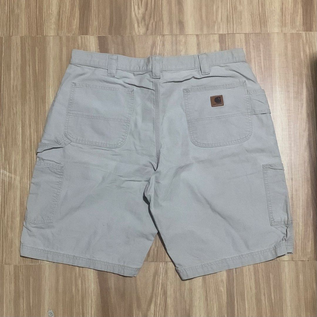 Carhartt jorts B147 tan (Category: Shorts) located in Talisay. Submitted by deethriftshopph (Listing ID 1464320143, Image 2). Description: Carhartt B147 Tan DM📥📥.