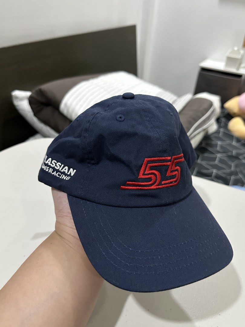 Carlos Sainz 55 Cap (Category: Caps & Hats) located in San Fernando. Submitted by bacondeals (Listing ID 1464327539, Image 1). Description: Fitted only Bought from williams website RFS: Di kasya sa ulo ko hahaha.