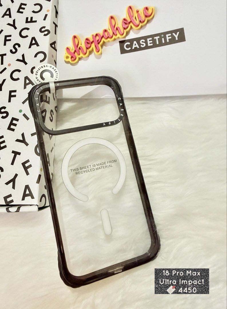 Casetify Ultra Impact Magsafe Iphone 18 Pro Max (Category: Cases & Sleeves) located in Caloocan City. Submitted by shopaholic.nej (Listing ID 1464183035, Image 1). Description: 🌟AVAILABLE ONHAND🌟18 pro max fits 17 pro max 🌟BRAND NEW & AUTHENTIC🌟 📍North Caloocan 💰Gcash / BPI / Maribank (Seabank) 🚚 grab/lalamove/J&T (no shapi checkout) .