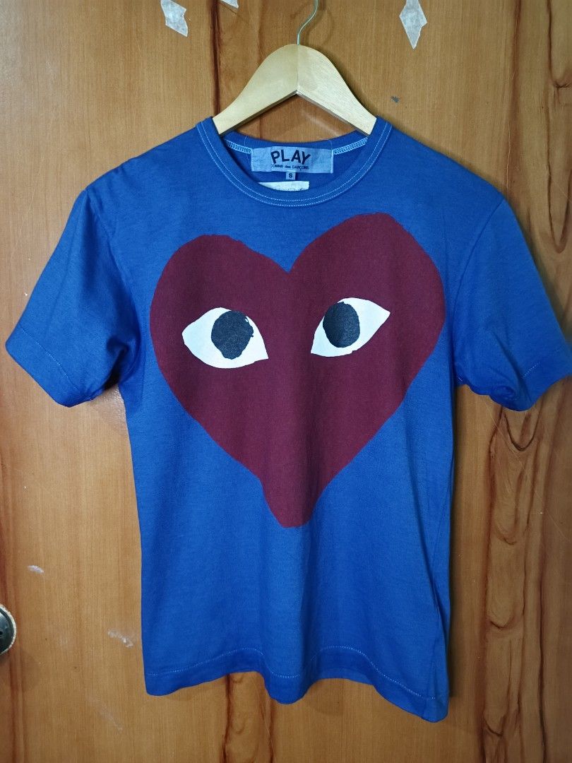 CDG PLAY SHIRT (Category: Shirts) located in Laoag. Submitted by soulleadthrift (Listing ID 1464268980, Image 1). Description: FOR SALE‼️‼️‼️ 🔥🔥🔥 BRAND: CDG/PLAY TYPE: T SHIRT SMALL ON TAG DIMES: 18 WIDTH 25 LENGTH CR:9/10 EXCELLENT CONDITION ISSUE: PARANG NA TIE DYE KULAY VIOLET KC YUNG IBANG WASHTAG LOC: LAOAG CITY ILOCOS NORTE📌📌📌 550+SF DM LANG.