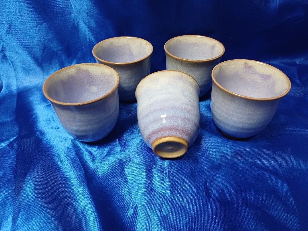 Ceramic teacup (Category: Coffee & Tea Tableware) located in Quezon City. Submitted by swiftmoonart (Listing ID 1464286496, Image 3). Description: 5 pcs glaze teacup...