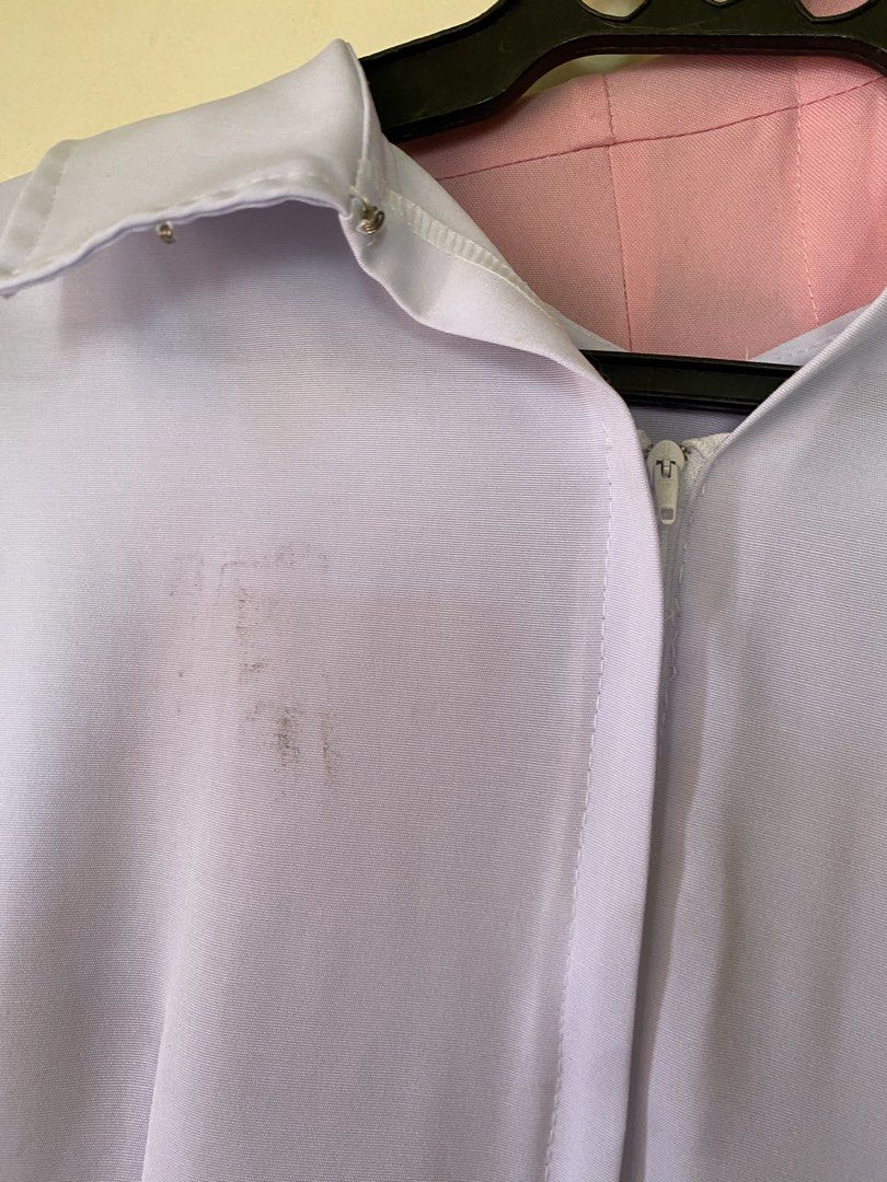 CEU Nursing Clinical Uniform Set (Category: Sets or Coordinates) located in Malolos. Submitted by august.leo (Listing ID 1464166617, Image 2). Description: - CEU Nursing Clinical Set - Used during 2nd-3rd year duties - Original price is 3k+ - Size small - Selling for 1k for all 3 (dress, apron, gown) - Minor iron marks present on the white A line dress - Slight iron marks on the pink overcoat RFS: graduated Loc: CEU Malolos / Rob Malolos.