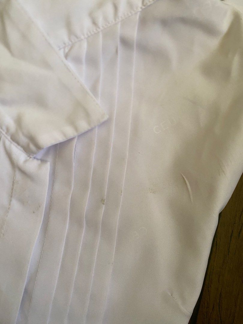 CEU Science Daily Uniform (Category: Blouses) located in Malolos. Submitted by august.leo (Listing ID 1464164640, Image 3). Description: CEU Science Daily Uniform (Nursing, Dentistry, Pharmacy, MedTech, etc) - 3 sets of daily uniform with 1 bow - well used so please manage your expectations (need i-whiten + tina) - Original price is 2k per set - Selling mine for 300/set (no bowtie) or 800 for all RFS: graduated Loc: CEU Malolos Can do lalamove an