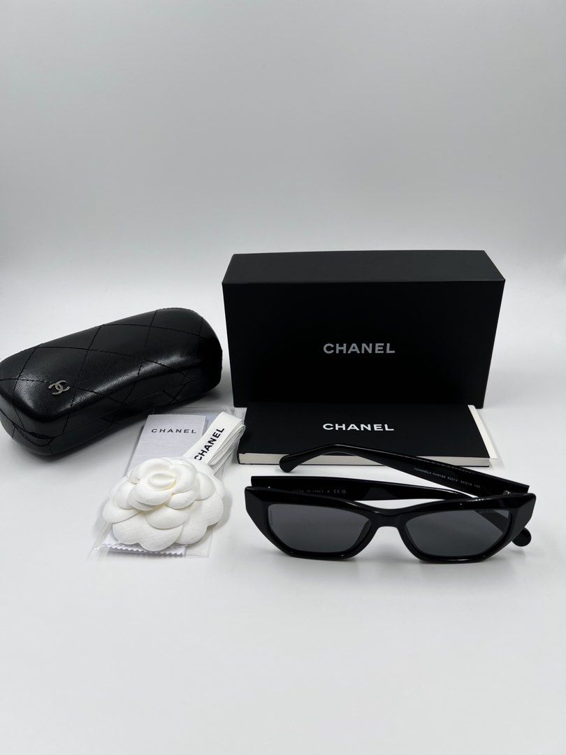 ⚜️Chanel Cat Eye Sunglass (Category: Luxury Accessories) located in Makati City. Submitted by 90sangel (Listing ID 1464235067, Image 1). Description: •Item: Chanel sunglass 🕶️ * sleek, with the House’s emblematic double C. from 2026 Chanel sunglass collection🕶️🖤 100% UVA and UVB Protection CE CATEGORY Lenses are UV Category Filter 3 •Condition: Excellent, no hidden issue Also seen on Influencer Bryan Boy .