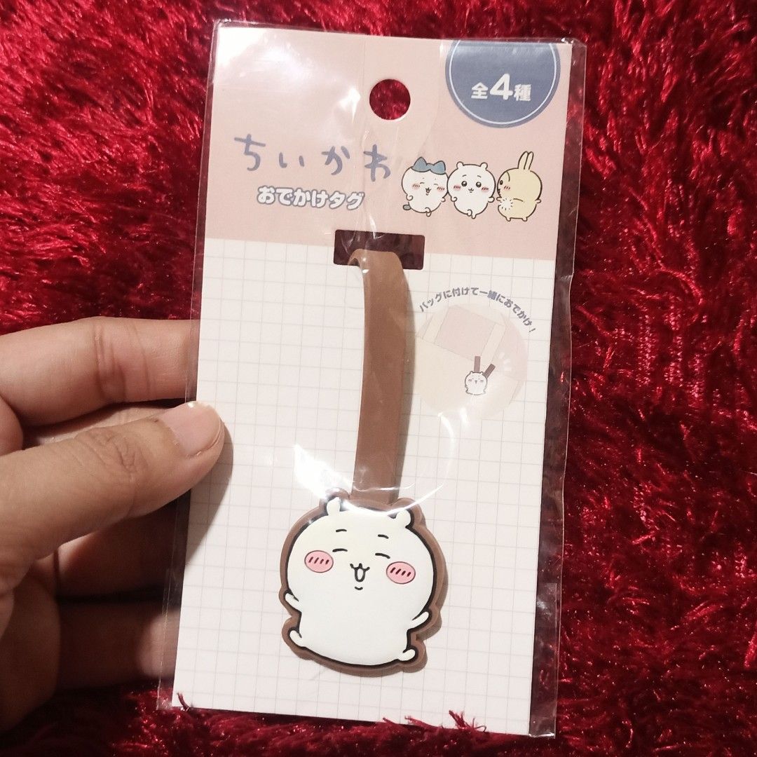 Chiikawa Rubber Keychains, Acrylic Keychain, Bag Strap, Ref Magnets Bundle (Category: Character Goods) located in Taguig. Submitted by oddlykawaiishop.ph (Listing ID 1464242675, Image 2). Description: Chiikawa Rubber Keychains, Acrylic Keychain, Bag Strap, Ref Magnets Bundle ( What you see is what you get!) Flaw: Minor Scratches on Ref Magnets but the surface reflection looks new. 🤌 Brown Strap is the bag strap. Second photo is mga ref Magnet..