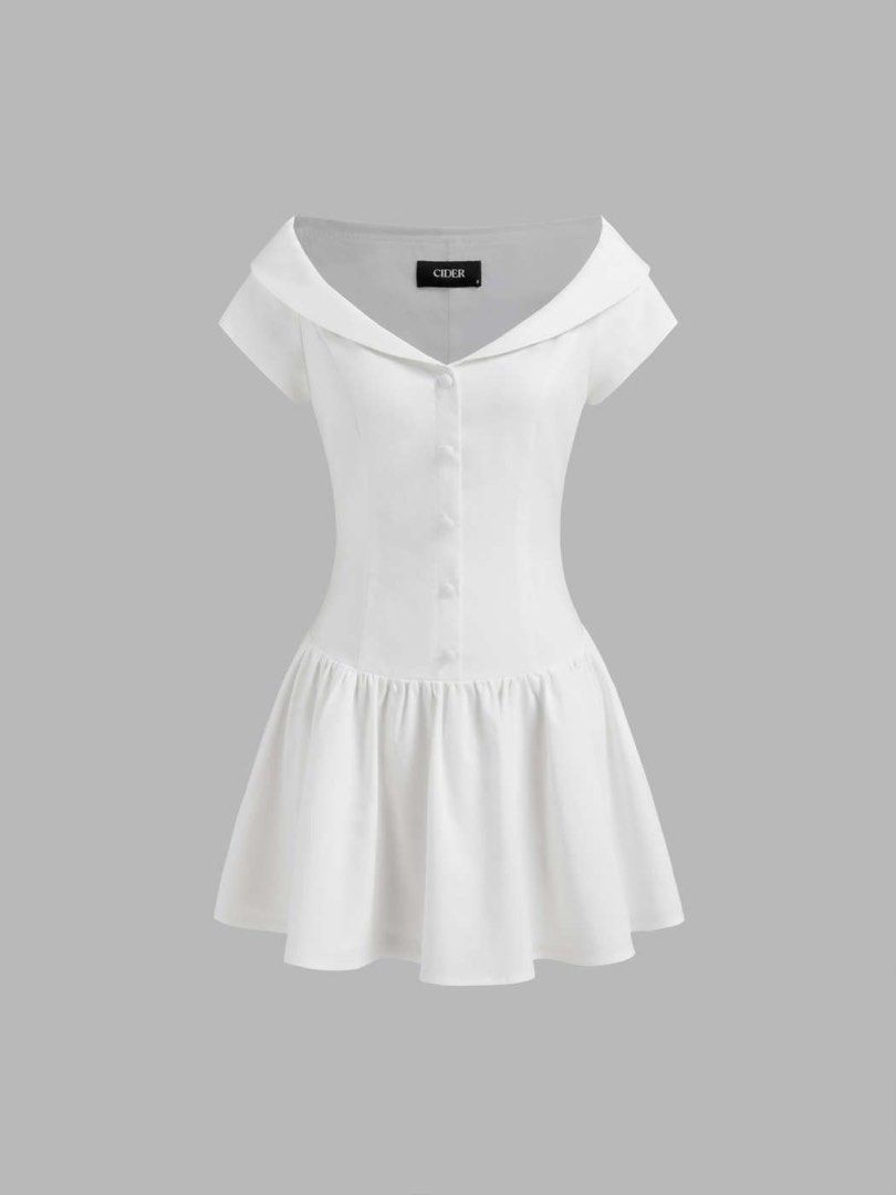 CIDER white mini dress (Category: Dresses) located in Valenzuela. Submitted by julijulyxoxo (Listing ID 1464304821, Image 1). Description: never been used‼️ where to find me: Facebook: Julianne Leigh (post is already up) Instagram: shop.loveandrelove (might post updates/items here too) MOP: maribank, gcash, maya MOD: J&T Express.