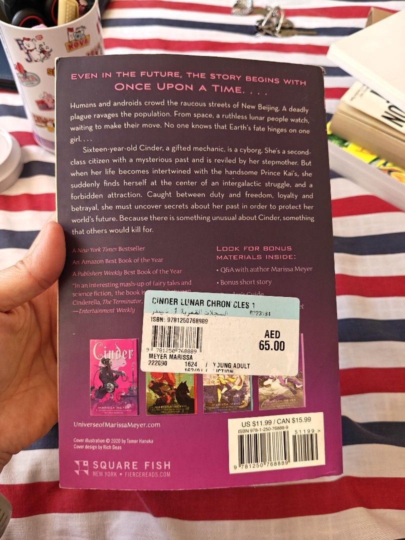 Cinder by Marissa Meyer (Category: Storybooks) located in Baler. Submitted by chic_a_nini (Listing ID 1464308933, Image 3). Description: MOP: Gcash, Gotyme SF shouldered by buyer.