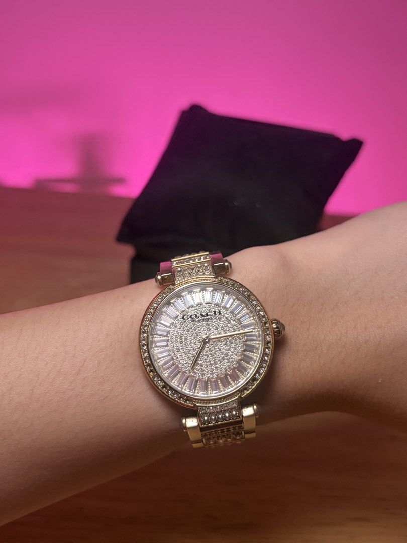 Coach Watch (Category: Women's Watches) located in Manila. Submitted by nicci_grae (Listing ID 1464247239, Image 2). Description: Original Coach watch bought in Sm Clark Inclusion: Box Receipt Warranty .