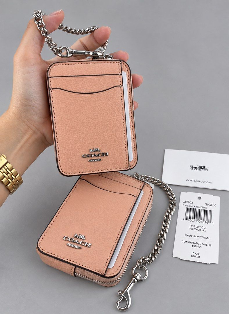 Coach Zip Card Case Wallet (Category: Wallets & Card holders) located in Binan City. Submitted by pinkykeenshop (Listing ID 1464325910, Image 1). Description: .
