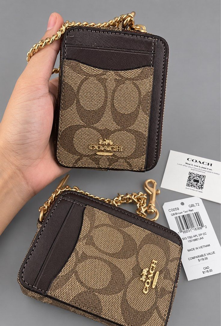 Coach Zip Card Case Wallet (Category: Wallets & Card holders) located in Binan City. Submitted by pinkykeenshop (Listing ID 1464326286, Image 1). Description: .