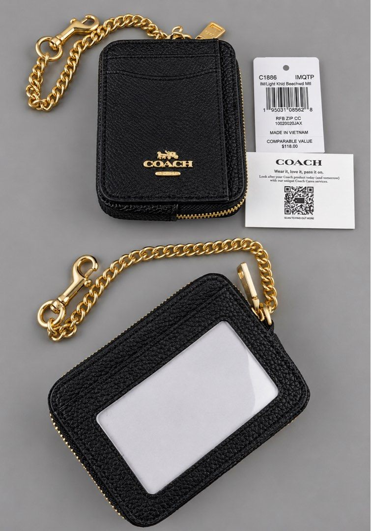 Coach Zip Card Case Wallet (Category: Wallets & Card holders) located in Binan City. Submitted by pinkykeenshop (Listing ID 1464326764, Image 1). Description: .