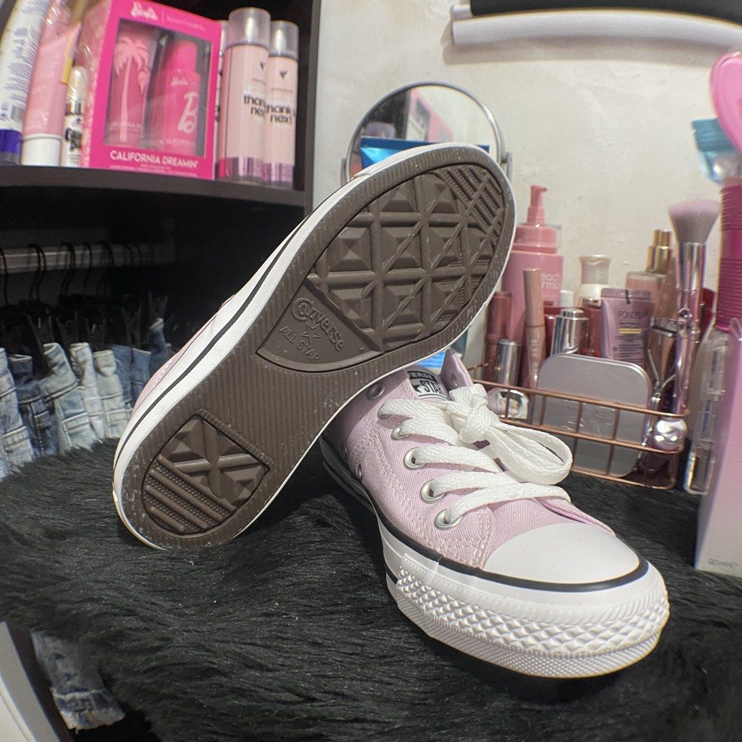 Converse Lilac Chuck Taylor All Stars (Category: Sneakers) located in Quezon City. Submitted by soldbypat (Listing ID 1464243749, Image 3). Description: • Brandnew (never used) • With very minimal storage stain seen on the photos • 9.5/10 condition.