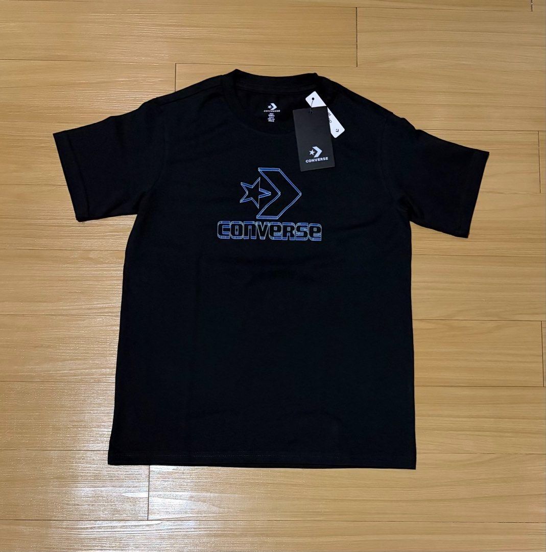 Converse Women's Black Shirt Small - Medium (Category: Shirts) located in Quezon City. Submitted by beckyshop2024 (Listing ID 1464343184, Image 1). Description: - Brand new - Original from US - Runs big, S on tag, fits up to Medium.